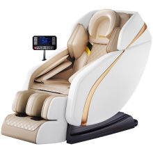 联想 R2-A 按摩椅家用全身小型颈部背部腰部腿部多功能自电动老人零重力太空豪华舱沙发椅【7寸触控屏+摇篮模式+艾草热灸+定制程序】（白金色）（单位：台）