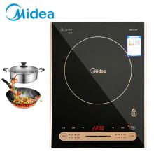 美的 RH2270 电磁炉套装电池炉家用触摸操作 智能定时（配送汤锅炒锅） （单位：台）