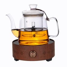 国产 戈米电陶炉+1.3L玻璃煮茶器套装 金色（单位：套）