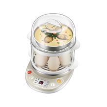 小熊 ZDQ-C14A1 自动断电微电脑预约定时双层可煮14个蛋煮蛋器 香槟色
