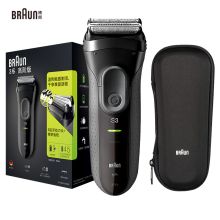 博朗 BRAUN 电动剃须刀3系3000全身水洗充电往复式刮胡刀