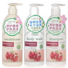 天然之扉 532ml*3瓶装红石榴多酚洗发液+护发素+沐浴液套装 （单位：套）