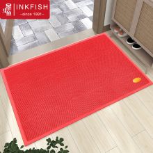 墨斗鱼 8588 PVC塑胶S纹镂空疏水防滑地垫 60*90cm 红色 （单位：块）