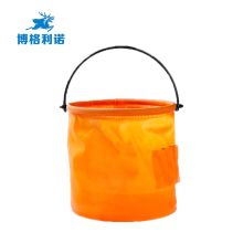 博格利诺 15.5*14cm 塑胶收缩美术可伸缩水粉油画颜料洗笔桶 小水桶 黄色（单位：个）