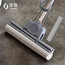 佳佰 38cm大号滚轮式吸水海绵地拖家用墩布 共2个拖把头（单位：个）