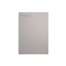 东芝 TOSHIBA Slim系列 2.5英寸 金属纤薄加密款 移动硬盘 USB3.0 1TB 银色