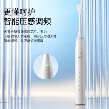 罗曼 T10S 智能压力感应声波软毛 电动牙刷 白桃色（单位：套）