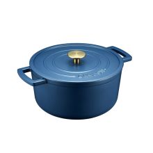 德世朗 DFS-T128A 21cm珐琅铸铁锅 蓝色 （单位：个）
