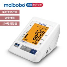 瑞光康泰 MAIBOBO RBP-2400 脉搏波电子血压计 家用智能上臂式血压计 带背光语音播报 蓝牙版