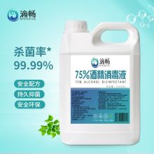 滴畅 75%酒精消毒液 2.5L大桶装 家用物品清洁乙醇消毒液（单元：瓶）