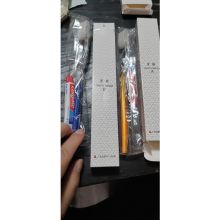 定制 一次性酒店招待牙刷套装B （蓝色手柄透明牙刷(18.5CM)+10G高露洁牙膏）（单位：支）5000支起订 (仅限广东省区域销售）