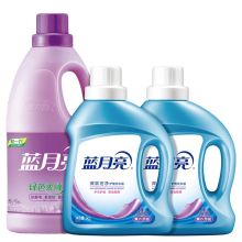 蓝月亮 衣物洗衣护理组合 薰衣草洁净洗衣液1kg*2+薰衣草柔顺剂2kg 单位：套