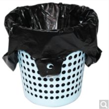 金正 34*50cm 背心式加厚垃圾袋 黑色 30只/捆（单位：捆）