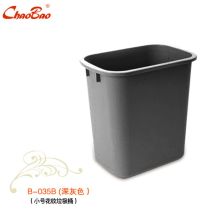 超宝 B-034B 中号花纹垃圾桶 灰色（单位：个）