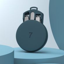 七素 Q1A377352 炫彩指甲刀3件套（单位：套）