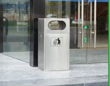 隽然 MCJR-280D 40*32*80CM 304不锈钢户外垃圾桶  （单位：个）