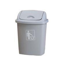 苏识 YJ-A143 30升 带盖加厚户外垃圾箱 (计价单位：个) 烟灰色