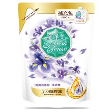 植净美 草本浓缩洗衣精补充包鸢尾花香氛 1800ml 单位：袋