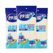 妙洁  MTC5 棉柔抹布30*30cm 5片（单位：包）