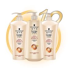 施华蔻 多效修护19洗发套装 洗发水600ml*2+润发乳600ml 单位：套