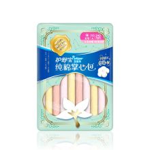 护舒宝 10片 纯棉少女掌心包口袋卫生巾 口红姨妈巾 日用240MM 单位：包