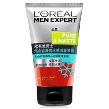 欧莱雅 男士火山岩清痘冰感洁面者哩  100ML 单位：支