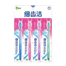 狮王 细齿洁牙刷晶彩4支组合装 单位：组