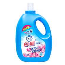 白猫 3kg*2 双瓶特惠装(矮瓶）无磷洗衣液 蓝色（单位：套）