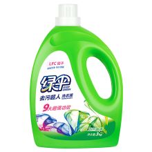 绿伞 去污超人玉兰幽香洗衣液 3kg （单位：瓶）