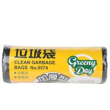 得力（deli） 9574 50*59cm 30个/卷 垃圾袋八角底 黑（单位：卷）