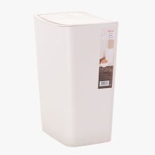 禧天龙 T-3074 垃圾桶 布丁白 （单位：个）
