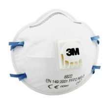 3M 8822 FFP2带呼吸阀颗粒物防护口罩 10个/盒(计价单位：盒) SX