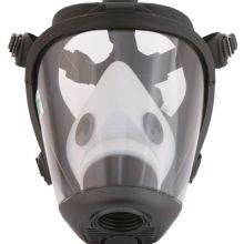 华信威保 XP600R 防毒全面罩 大视野，镜片双面防雾五点头带式调节扣设计 黑色 HX (单位:个)