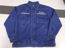 宇迪 S-6XL 春秋季工作服 全棉牛仔 (单位:套) 华能蓝色