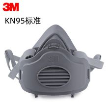 3M 3200 一个装 防护面具+25片过滤棉 灰色(单位：套)