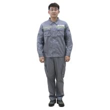 燕舞 YW2019ZYTT5024XJ 165码 防静电工作服 夏季长袖款 男女同款 LOGO定制 灰色 (单位：套)