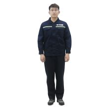 燕舞 YW2019ZYTT5023CQ 165码 防静电工作服 春秋款 男女同款 LOGO定制 藏蓝色 (单位：套)