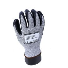 博迪嘉 GL105W 防切割手套 切割5级浸丁腈光面手套 7号-10号码数可选 配色(单位：副）