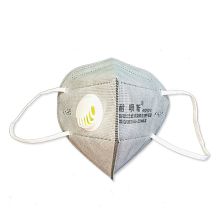 NABES/耐呗斯 NBS9501VC 耳带式活性炭有呼吸阀内鼻梁口罩 有海绵垫非独立包装(20只/盒） 单位：盒