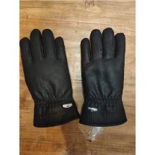 TOPO 加绒夹棉PU 10指分离 手套 黑（单位：双）