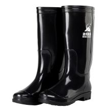 澳特踏雨 805^202203110006 ^ 黑高帮劳保水鞋三防雨鞋 PVC(聚氯乙烯)39-45