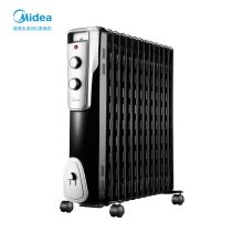 美的（Midea）NY2513-16J1W 电热油汀 取暖器家用节能省电 电暖器暖风机 黑色（单位：台）