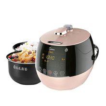 美的 PSS6067H 6L双胆智能电压力锅 香槟色