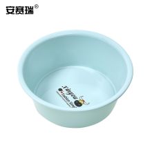 国产 35cm  加厚清洗盆 圆形 中号 蓝色 (单位：个)