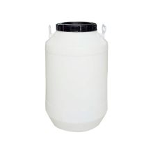 Homeglen 50L 家用蓄水塑料圆桶带盖 白色(单位：个)