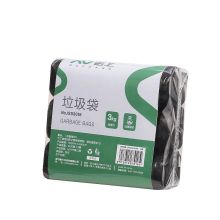 得力诺上 JS93018 垃圾袋50*60cm3卷装 黑色 （单位：卷）