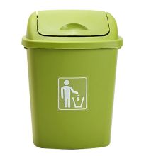 苏识 YJ-A145 30升 带盖加厚户外垃圾箱 (计价单位：个) 果绿色