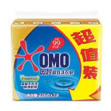 奥妙 226g 一包装  99超效洗衣皂226g*3(新老包装随机发货) 黄色(单位：包)