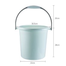 国产 MR-6442 12L 30.5*28*22cm  加厚塑料水桶  蓝色 (单位：个)