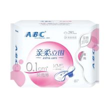 ABC K84亲柔立围0.1cm夜用280mm 卫生巾 YC 8片